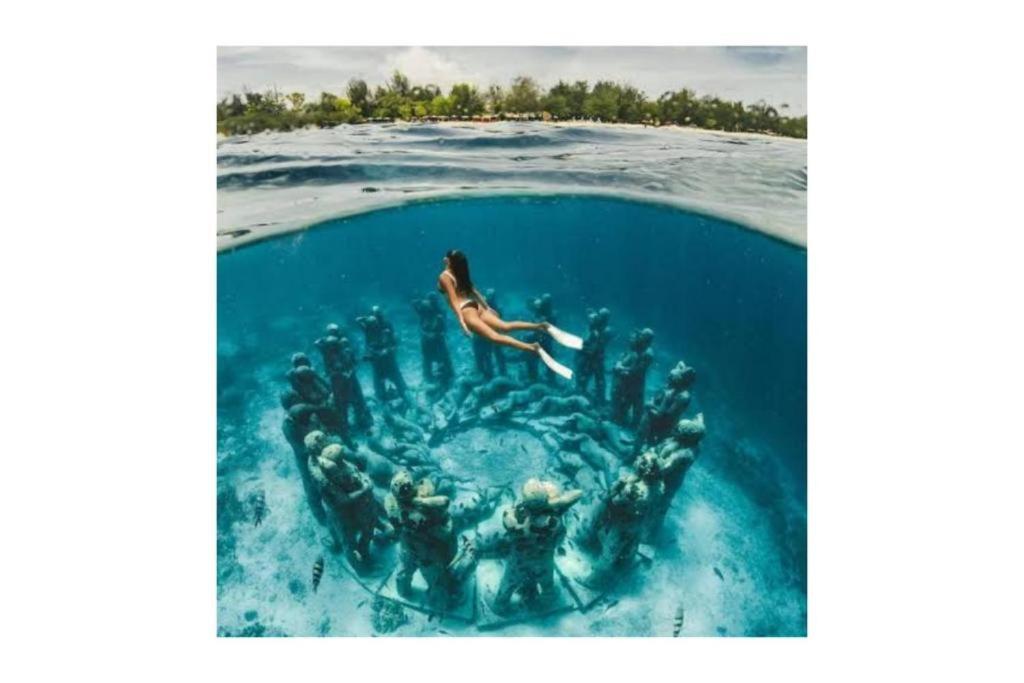 Bleu Verde, The Secret Garden - Turtle Point Beach Gili Trawangan Exterior foto